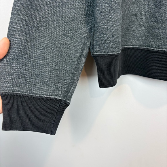 Roots Equestrian Canada Sweatshirt Charcoal Grey Beaver Logo Raglan - Picture 6 of 10